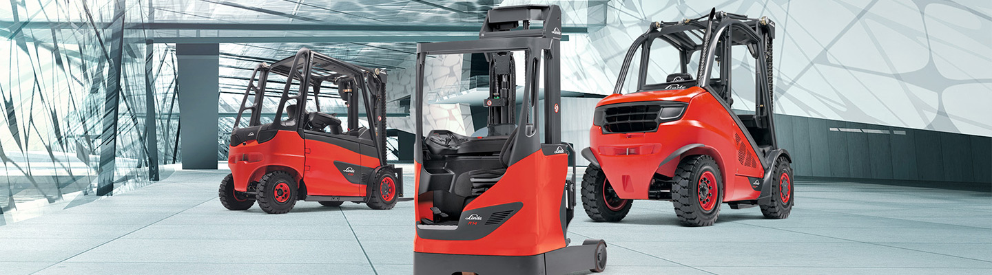 Linde equipment showroom