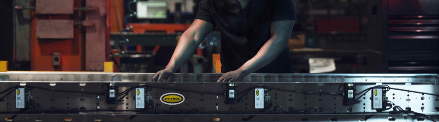 Hytrol employee working