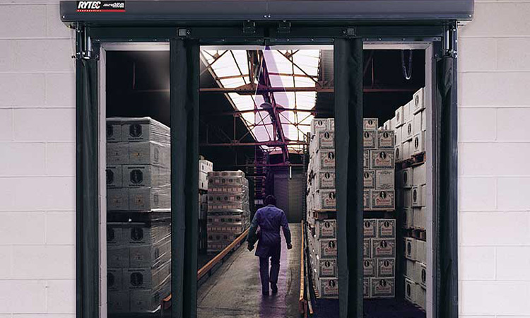 rytec doors in warehouse