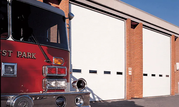 Clopay doors at a fire station
