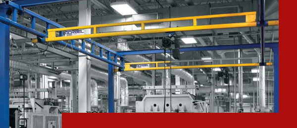 Gorbel free standing crane