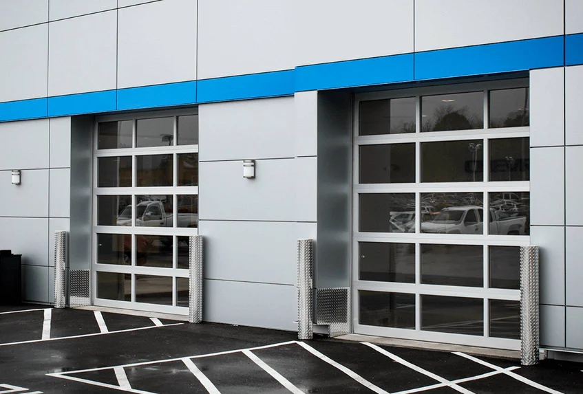Full-view garage overhead doors