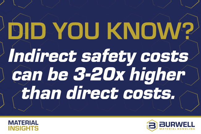 Material handling automation reduces indirect safety costs