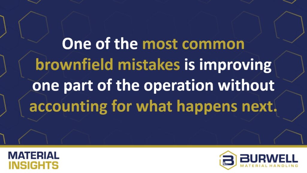 Common brownfield warehouse automation mistakes