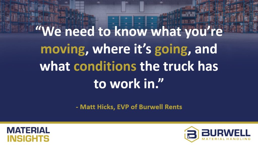 forklift rental specs know what you're moving