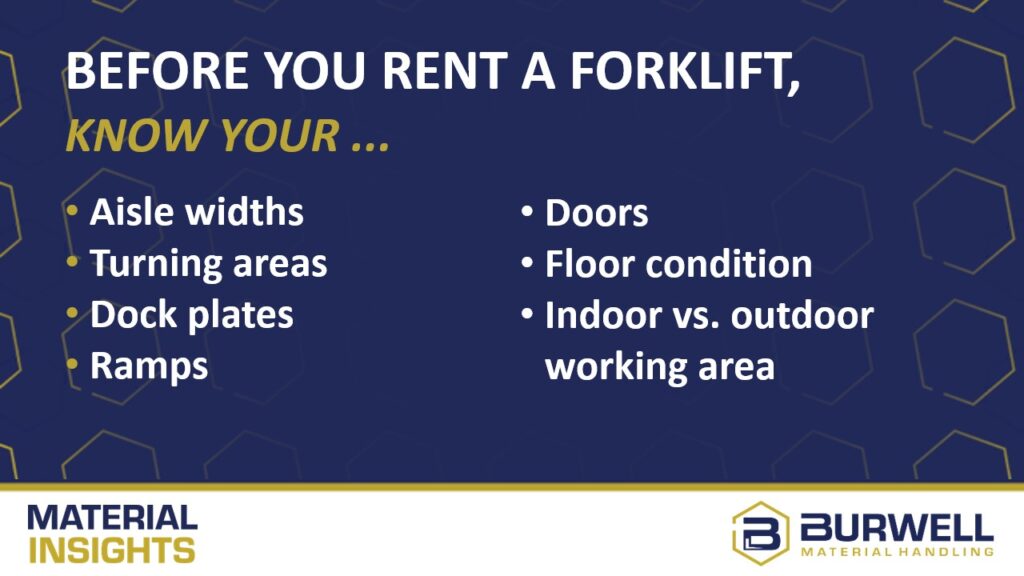 forklift rental specs what you need to know