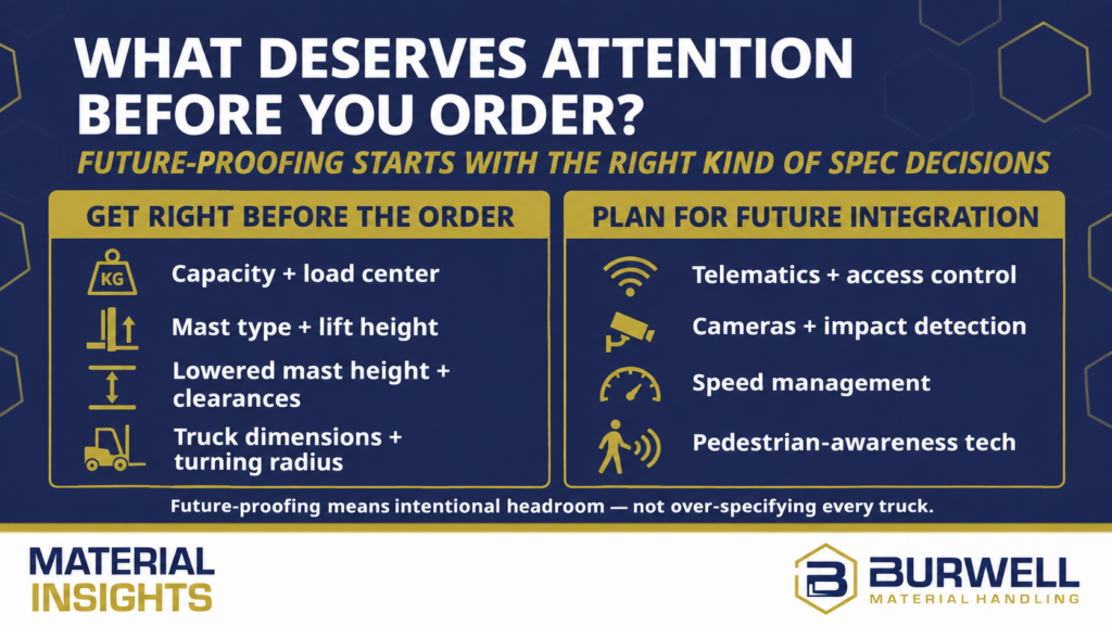 What Deserves Attention Before You Order? key forklift spec decisions