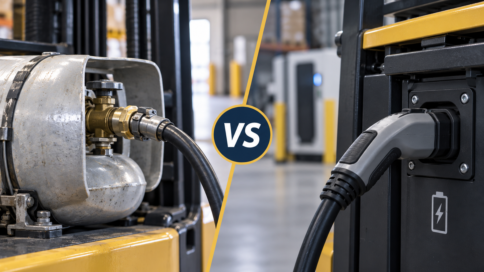 how to compare LP vs electric forklifts